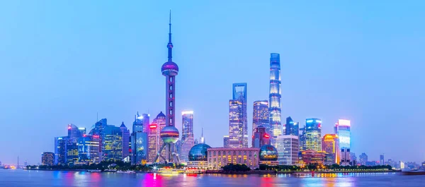 Shanghai Bund Night View — Stock Photo, Image