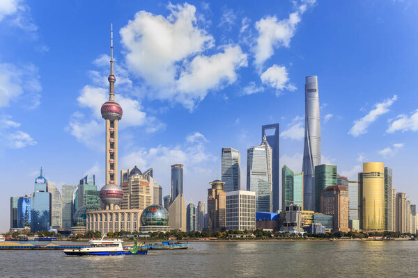 City of Shanghai architectural landscape