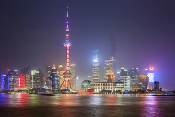 Shanghai Bund Night View — Stock Photo, Image