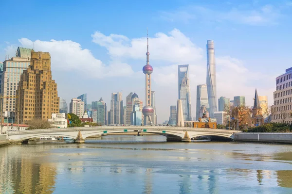 Stadsgebouw Shanghai Lujiazui — Stockfoto