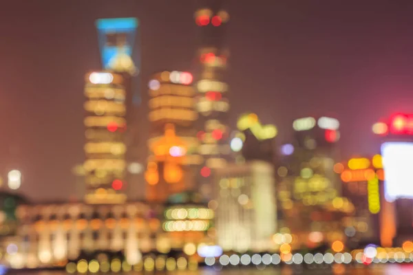 亚洲的上海夜景 — 图库照片