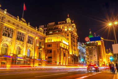 Bund, Şangay 'da gece sahnesi