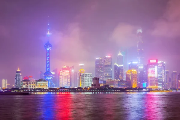 Shanghai Bund Night View — Stock Photo, Image