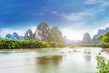 Guilin Lijiang Güzel manzara