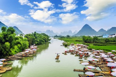 Çin ve Asya 'daki manzara manzarası