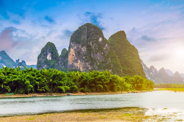 Guilin Lijiang Prachtig Landschap — Stockfoto