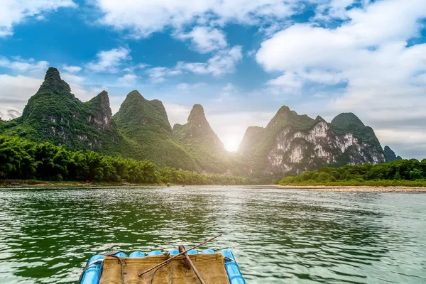 Vackra Floderna Och Landskapet Lijiang River Guili — Stockfoto