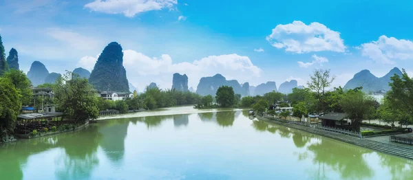 Guilin Lijiang Belas Paisagens Naturais — Fotografia de Stock