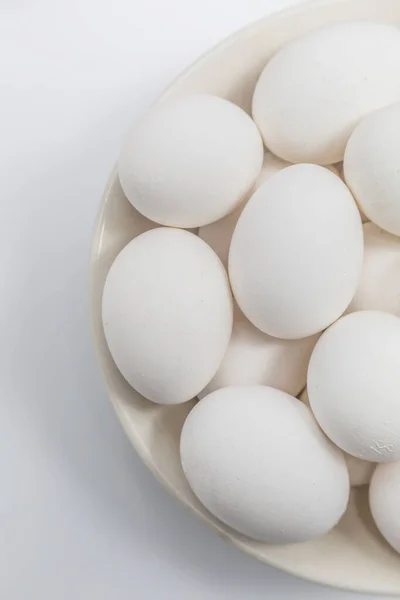 Свіжі Органічні Яйця Крупним Планом — стокове фото