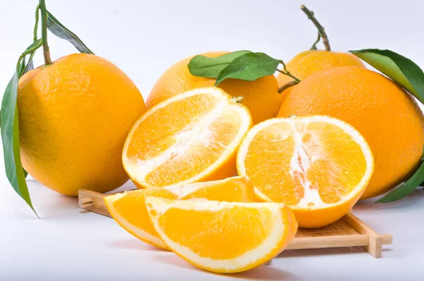 オレンジ天然柑橘類の背景 — ストック写真