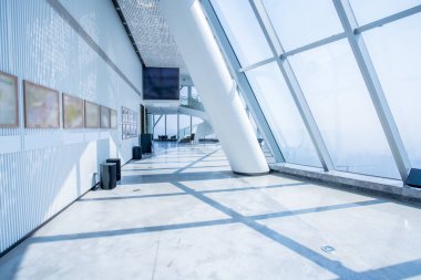 Boş ön plan cam penceresi