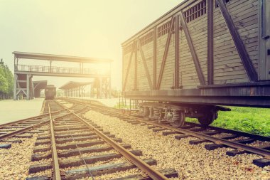 Çin, Asya 'daki eski tren istasyonu.
