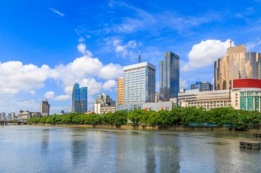 Ningbo kentsel mimari manzarası