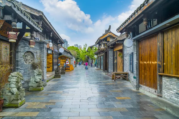 Antike Stadt Chengdu — Stockfoto