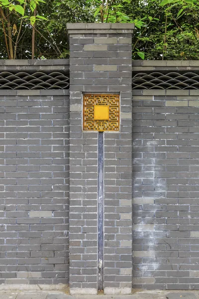 Chiński Styl Budynku Ściany Chinach Azji — Zdjęcie stockowe