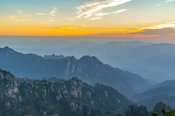 中国黄山の日の出 — ストック写真