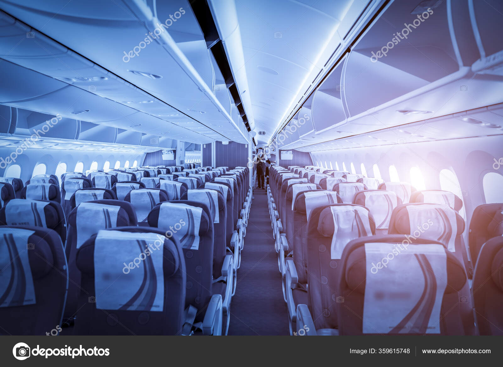 Airplane Cabin Background