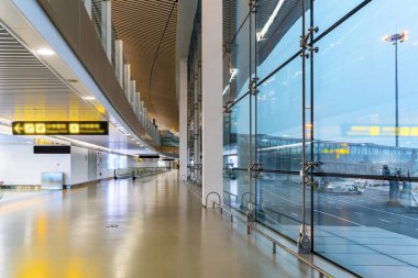 Chongqing havaalanı terminal görüntüsü