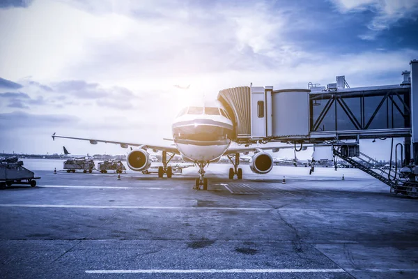 Grembiule Dell Aeroporto Cina Asia — Foto Stock