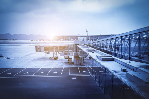 Airfield Apron China Asia — Stock Photo, Image