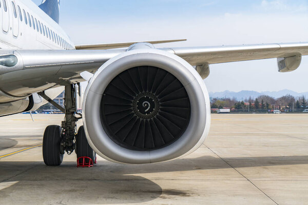 Airfield apron in China, Asia