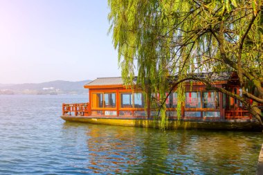 Hangzhou 'nun güzel mimari manzarası, Batı Gölü
