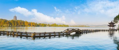 Hangzhou Batı Gölü Güzel manzara