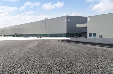 Modern fabrika binaları ve depoları