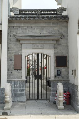 Çin 'deki Nanjing eski evleri