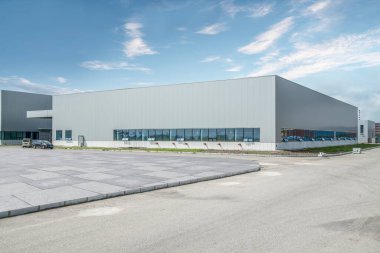 Modern fabrika binaları ve depoları