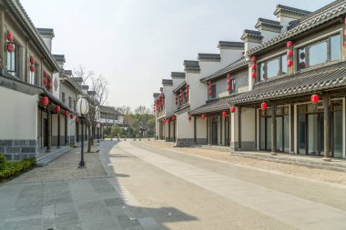 Çin 'deki Nanjing eski evleri