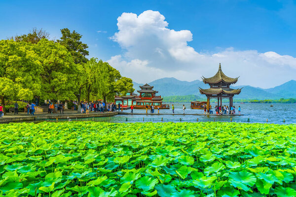 Beauty of West Lake in China, Asia