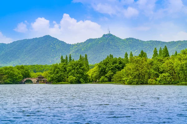 Beau Paysage Hangzhou Lac Ouest — Photo