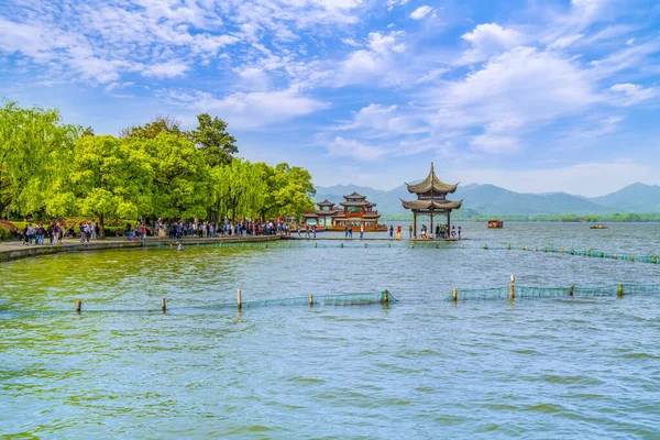 Padiglione Jixian Lago Ovest Hangzhou — Foto Stock