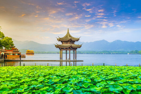 Beauty of West Lake in China, Asia