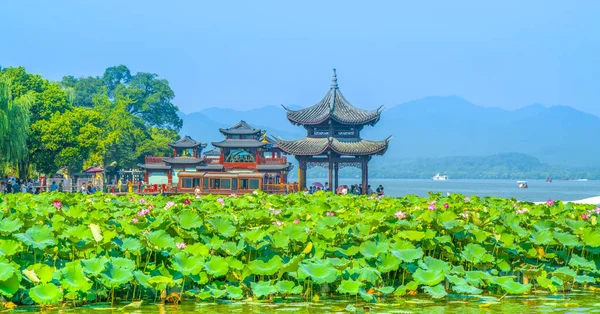 Jixiansk Paviljong Västra Sjön Hangzhou — Stockfoto