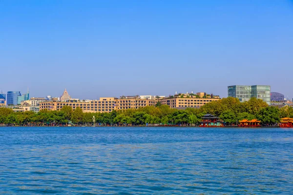 Όμορφο Τοπίο Της Hangzhou West Lake — Φωτογραφία Αρχείου