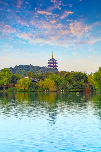 杭州西湖风景秀丽 — 图库照片