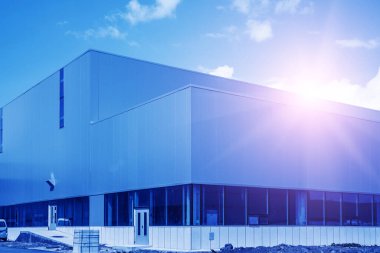 Modern fabrika inşa deposu