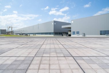 Modern fabrika binaları ve depoları
