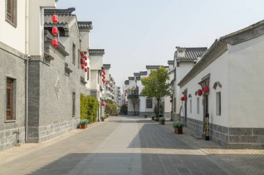 Çin 'deki Nanjing eski evleri