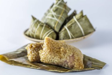 Zongzi Çin yemeği.