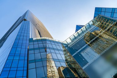 Gökdelenler Çin guangzhou 'sunda alçak açılıdır.