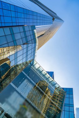 Gökdelenler Çin guangzhou 'sunda alçak açılıdır.