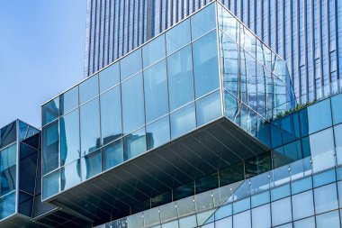 CI 'daki ticari binanın mimari manzarası.