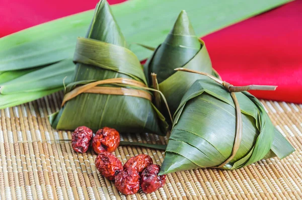 Zongzi Chinese dish on table