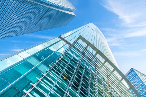 Glaswanden Van Wolkenkrabbers Lujiazui Shanghai — Stockfoto