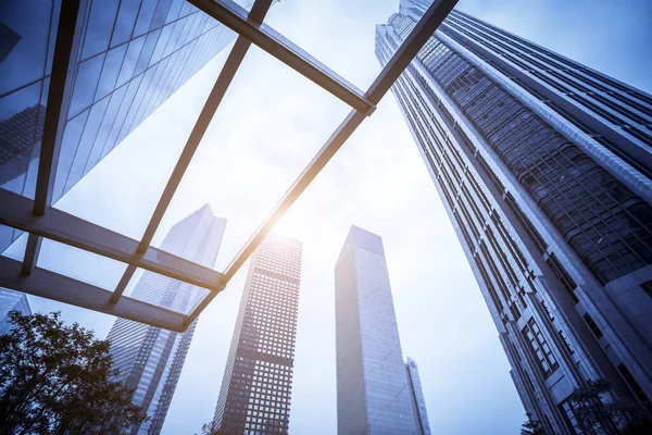 Modern Architecture Low Angle China — Stock Photo, Image