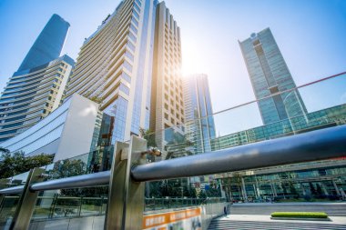 CI 'daki ticari binanın mimari manzarası.