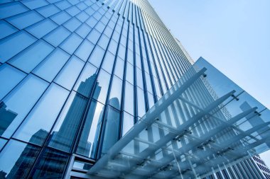 CI 'daki ticari binanın mimari manzarası.